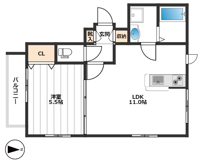 Maison Seiga 3階間取り