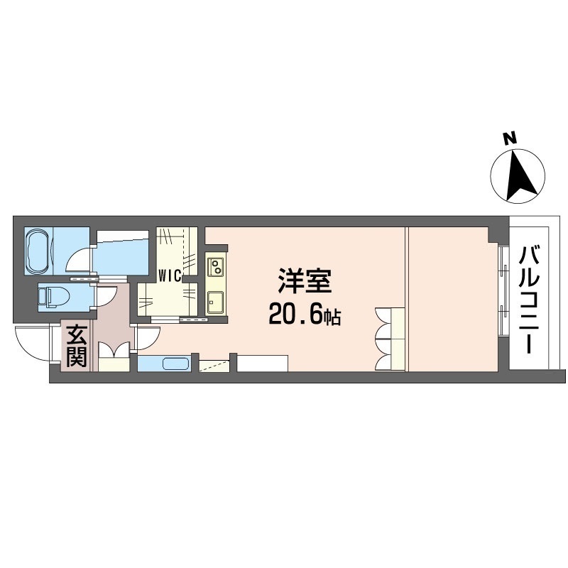 グランド　ヒルズ 1階間取り