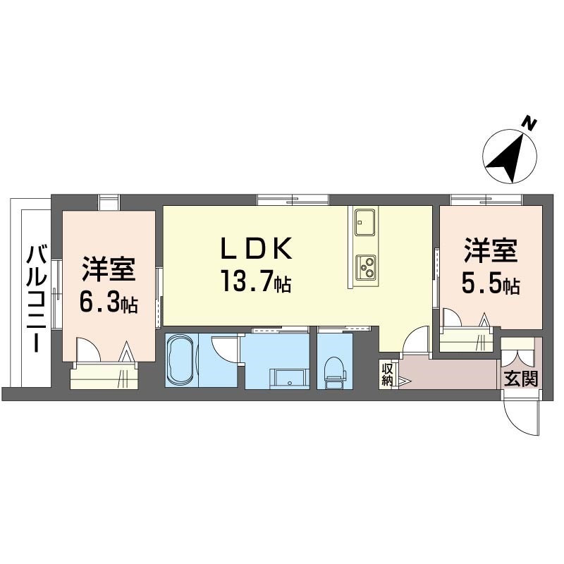 ベルタスⅣ 305間取り