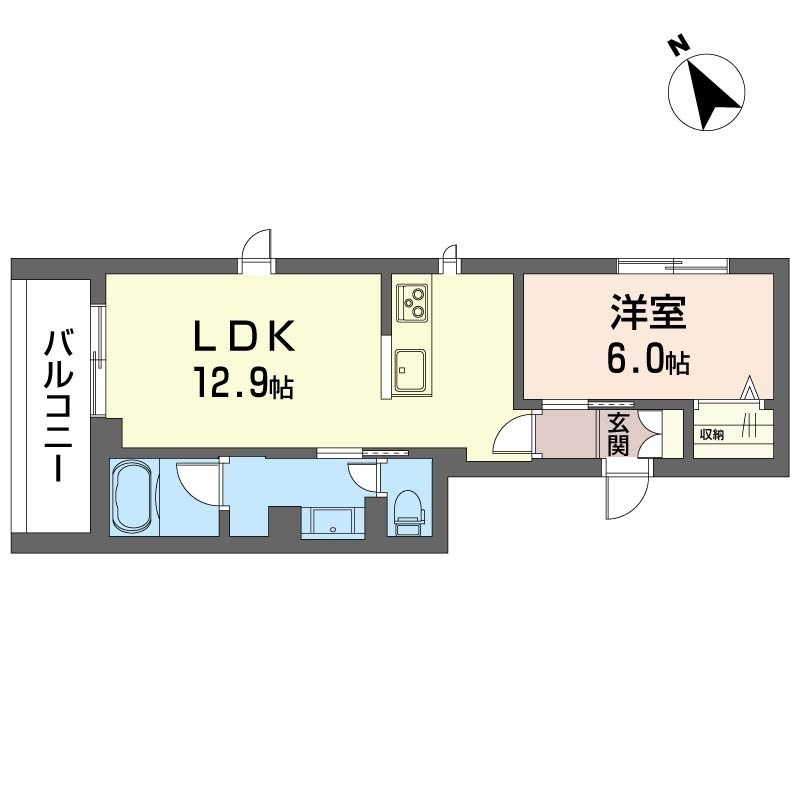 ハレステージ板橋 3階間取り