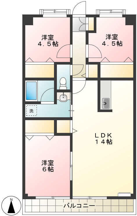 グローリィホーム 806間取り