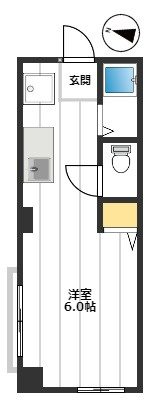 メゾン・フルールⅡ 1階間取り