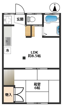 東京都板橋区高島平８丁目 202間取り