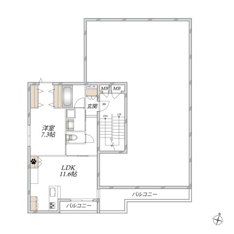 ココリュミエ 201間取り