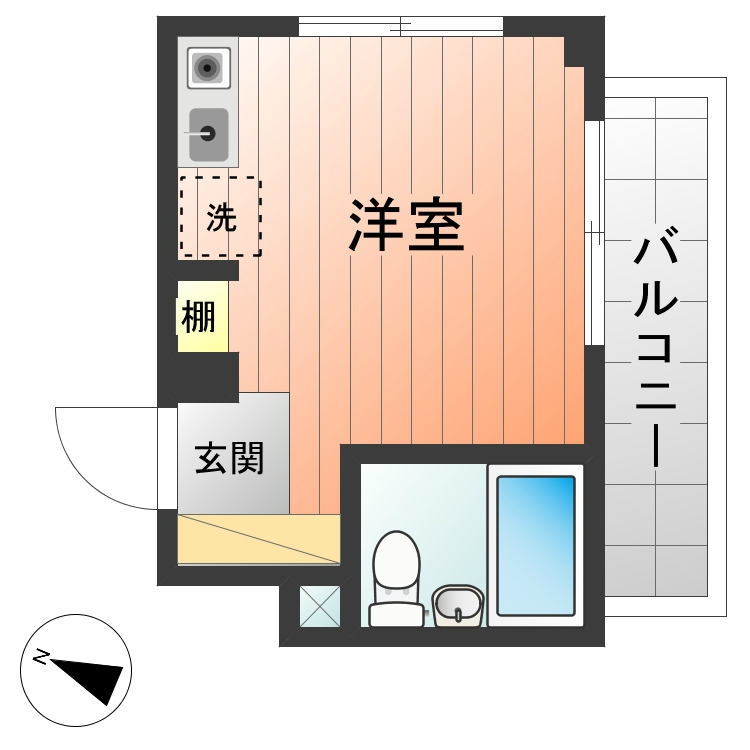 ラ・ヴニール大山 301間取り