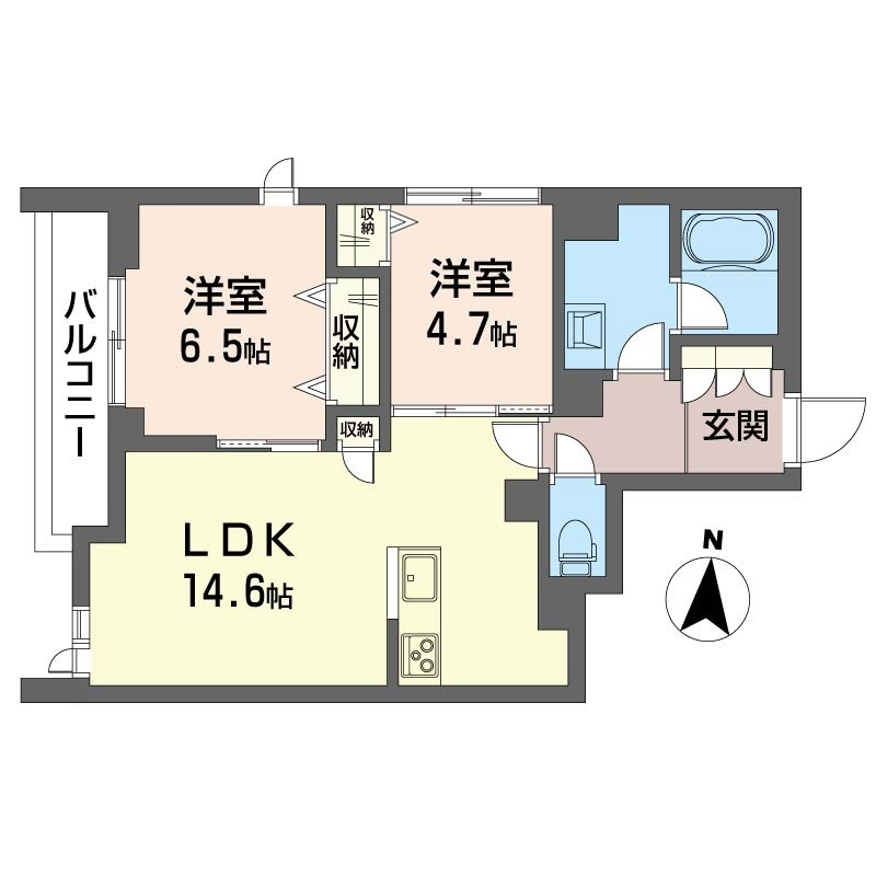 リネア 2階間取り