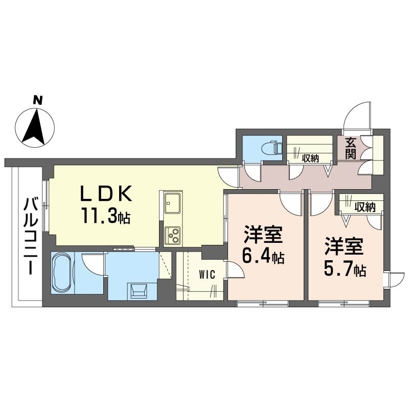 リネア 2階間取り