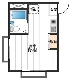 かぶとマンション 3階間取り