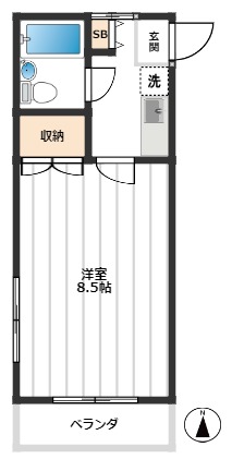 スターフラッツ 1階間取り