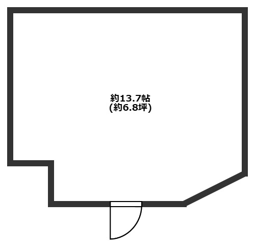 第一中尾ビル 1階間取り
