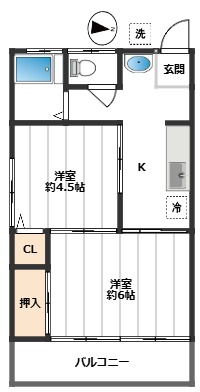 ホワイトパレス 103間取り