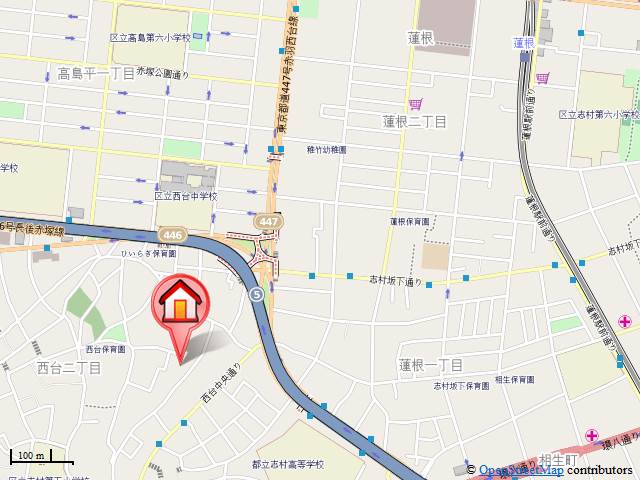 第五タキシマ 1階地図