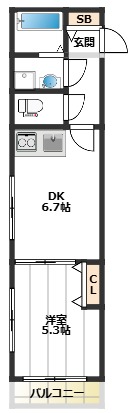 M’ｚ　コート 2階間取り