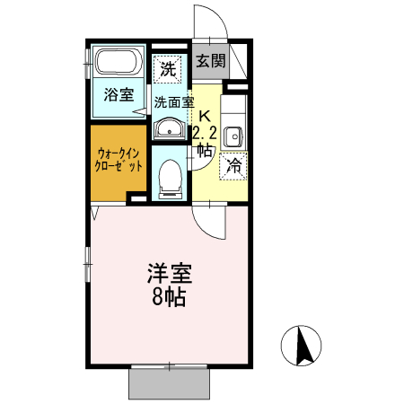 東京都北区浮間４丁目 1階間取り