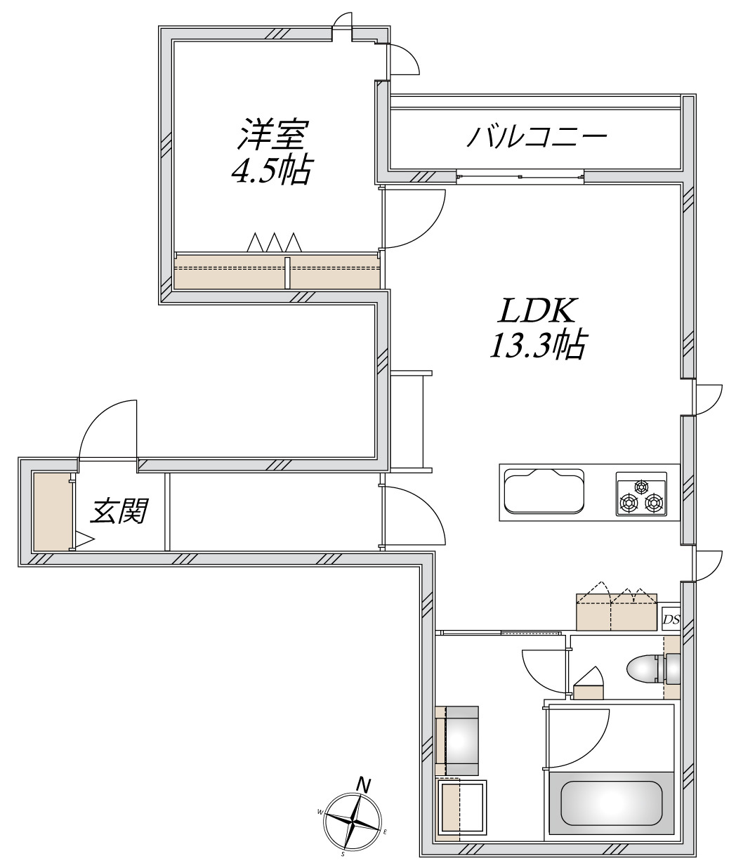 シュヴァルツベルク 101間取り