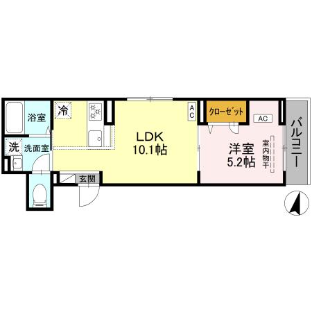セレスティア上十条 2階間取り