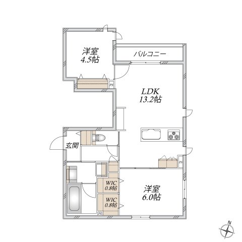 シュヴァルツベルク 401間取り