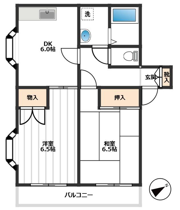 ウインヒルズ 3階間取り