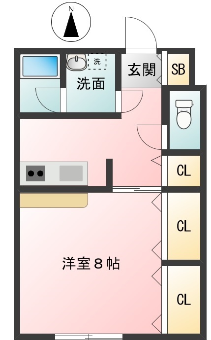 ＡＰＴ・ＵＣＨＩＤＡ 1階間取り