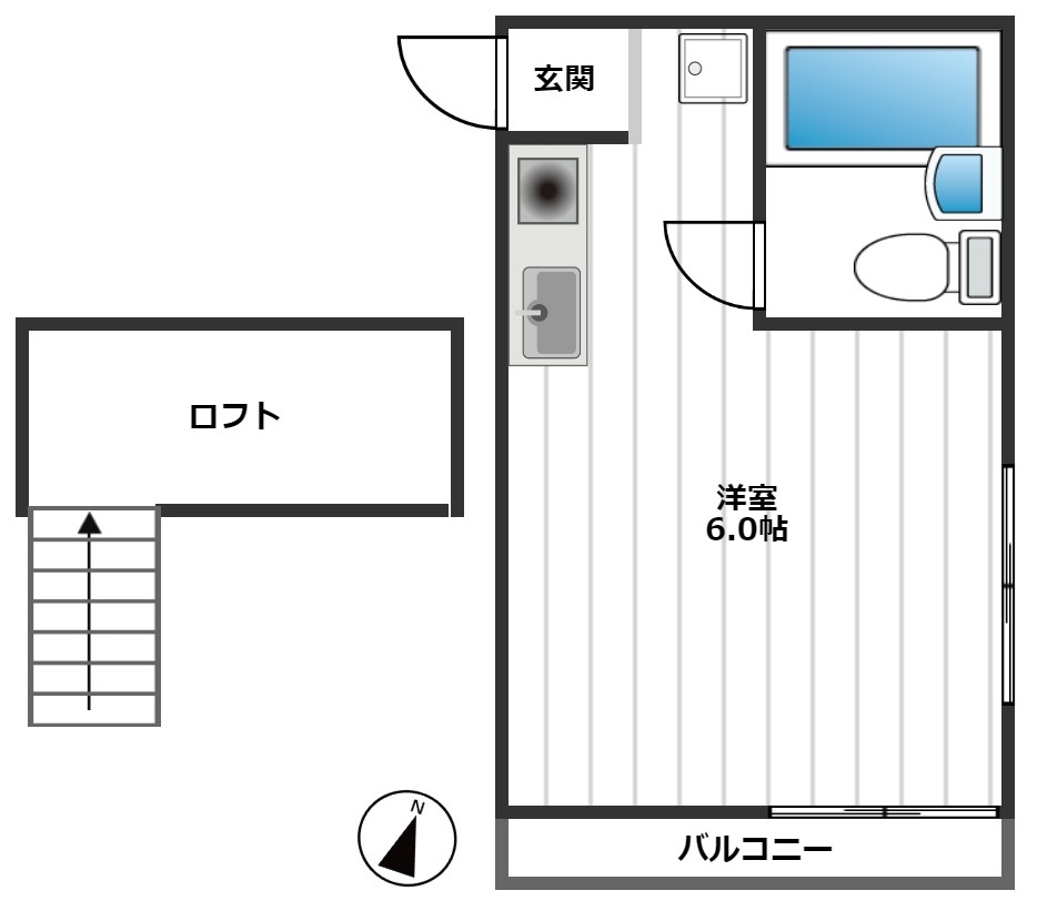 第六タキシマ 2階間取り