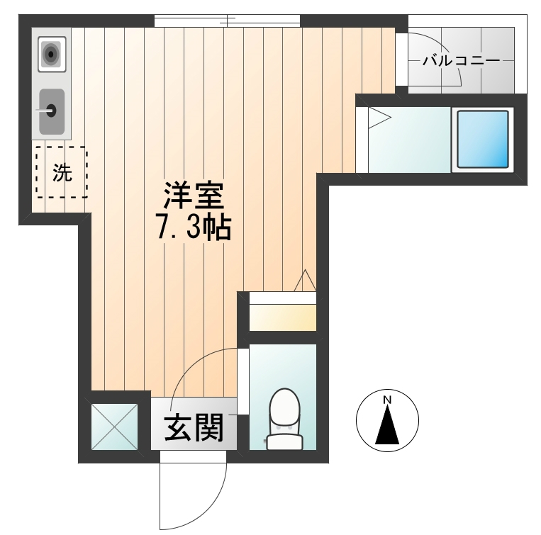 ファインクリスタル 3階間取り
