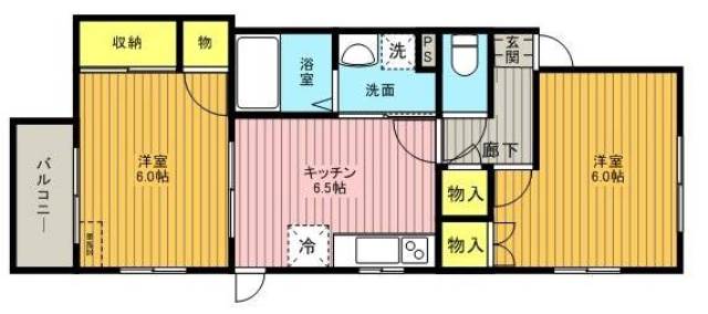 SKヒルズⅠ 2階間取り