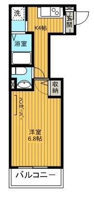 ブランシュ蓮根 2階間取り