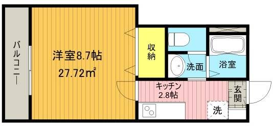 ソルクレスト 1階間取り