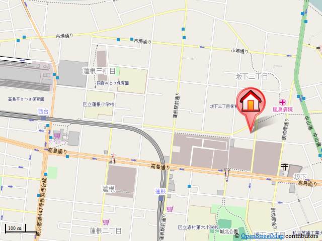 ソルクレスト 1階地図
