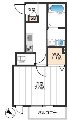PetitCime 2階間取り