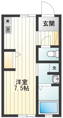 レーヴェテューア 1階間取り