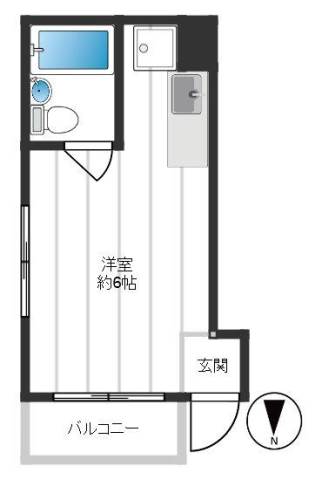 本間ビル 3階間取り