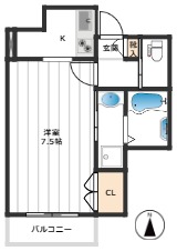 フレスコときわ台 2階間取り