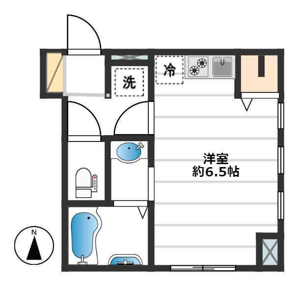 VONO西台 1階間取り