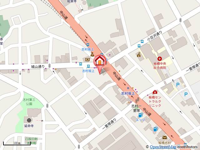セリーン志村 6階地図