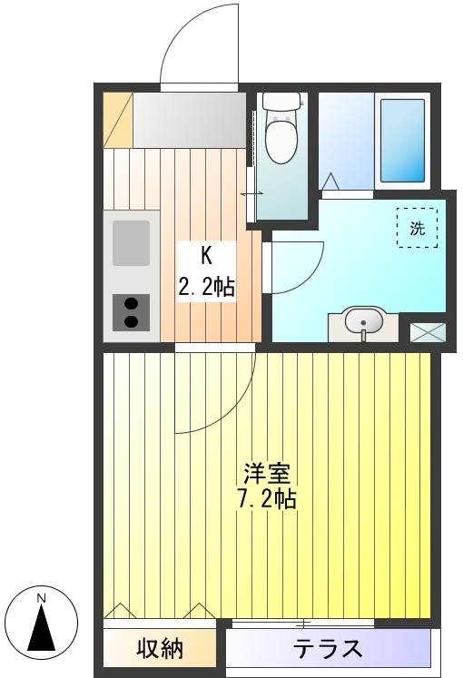 ファーストメゾン 1階間取り