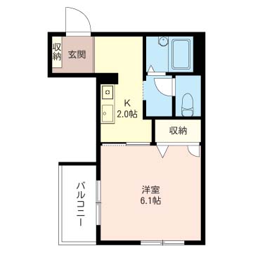 オリーブハウス 3階間取り