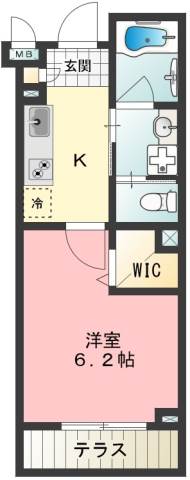 東京都新宿区高田馬場４丁目 1階間取り