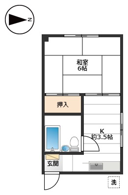 ベルメゾン 205間取り