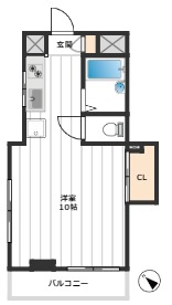 中島ビル 3階間取り