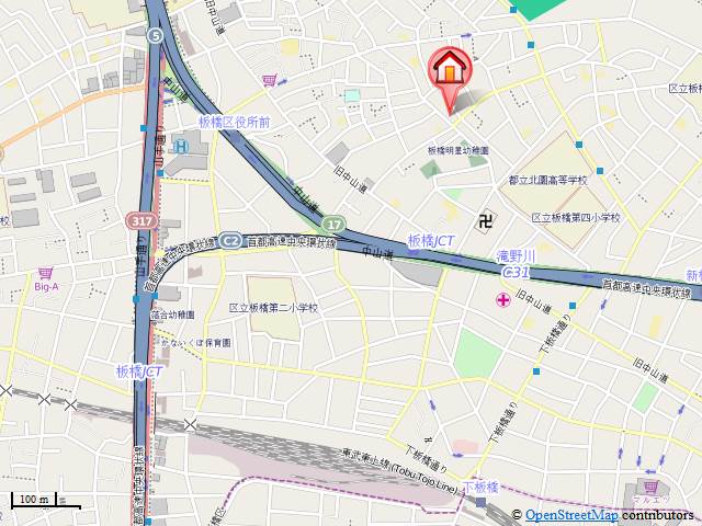 東京都板橋区板橋３丁目 5階地図