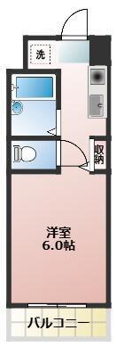 ハイツ桐原 101間取り