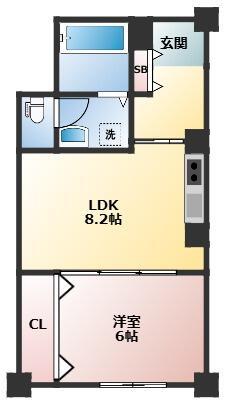 須賀マンション 303間取り