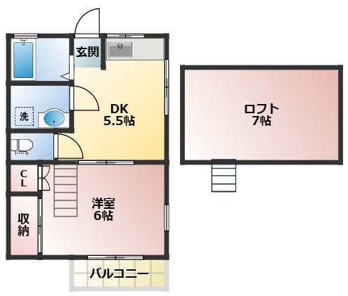 ベルガーデン 202間取り
