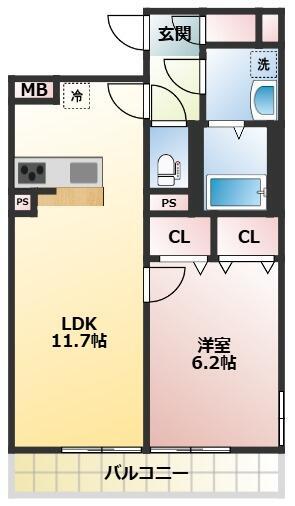 フィオーレ旭町 203間取り