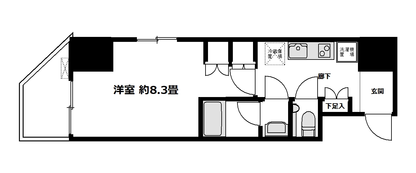 プライム虎ノ門 6階間取り