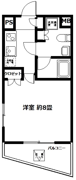 DUARES愛宕虎ノ門 3階間取り