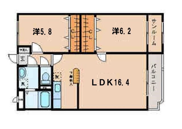 石川県金沢市上安原１丁目 1階間取り