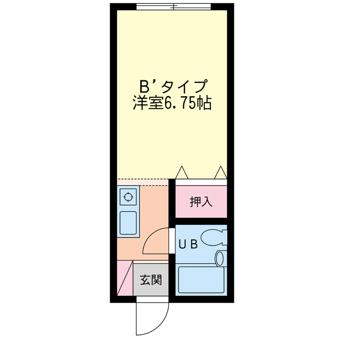 石川県野々市市二日市 1階間取り