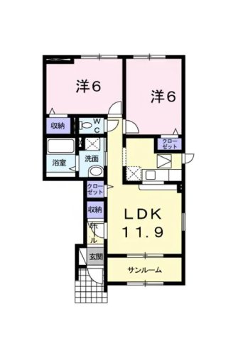 石川県野々市市若松町 1階間取り
